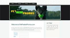 Desktop Screenshot of petfreebiepromos.com